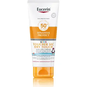 Eucerin Sun Sensitive Protect Kids Gel-Crème Toucher Sec SPF50+ 200ml pas cher