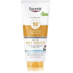 Eucerin Crème Hydratante Sun Sensitive Protect Kids Spf50+ 400ml pas cher