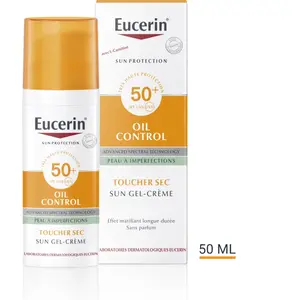 Comparateur de prix : Eucerin Sun Protection Oil Control Gel-Crème Spf50+ 50 Ml , (Lot De 1)