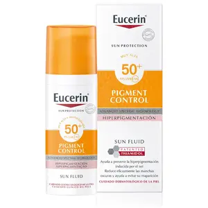 Eucerin - Crème Solaire Fluide Pigment Control SPF50 + 50ml - TU pas cher