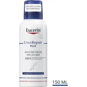 Eucerin UreaRepair Plus Mousse Pieds 10% d'Urée Peaux Sèches 150ml pas cher