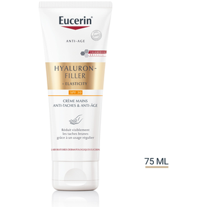 Comparateur de prix : Eucerin Hyaluron-Filler + Elasticity Crème Mains Anti-Âge SPF30 75ml