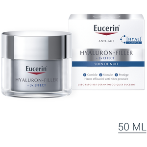 Comparateur de prix : EUCERIN - Hyaluron-filler + 3x Effect - Soin De Nuit Triple Effet - 50ml