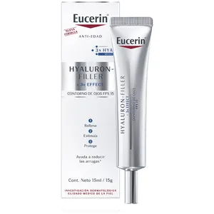 Crème anti-âge pour le coin oeil Eucerin Hyaluron remplissage 15 ml pas cher