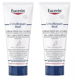 Comparateur de prix : Eucerin® UreaRepair Plus Crème Pieds 10% d'Urée Peau sèche 2 x 100 ml