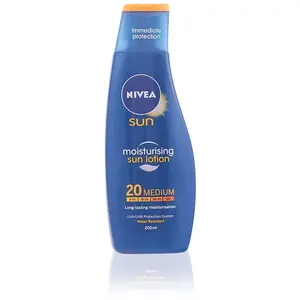 Nivea - sun moisturising lotion spf20 200 ml pas cher