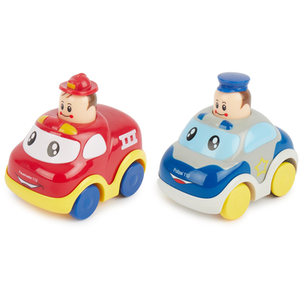 BIECO 19-002701 - POUSSEZ ET ROULER VOITURE - CAMION DE POMPIERS, 11,5 CM
