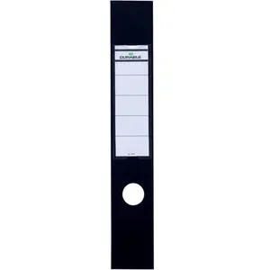 Comparateur de prix : DURABLE Etiquette pour dos de classeur ORDOFIX, noir