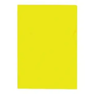 DURABLE Pochettes-coins, A4, en PP, 0,12 mm, jaune pas cher