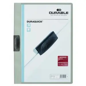 Comparateur de prix : Durable duraquick chemise à clip gris 2270-10