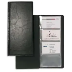 Comparateur de prix : Porte carte de visite - DURABLE - Visifix - 192 cartes - Noir - Mixte