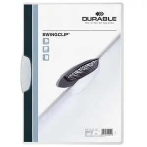 Comparateur de prix : Durable swingclip chemise de classement à clip cristal blanc 226002