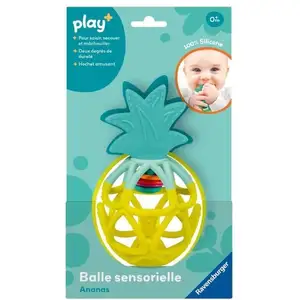 Ravensburger play+, Balle sensorielle - Ananas, 6-36 mois, Premier âge, bébé pas cher