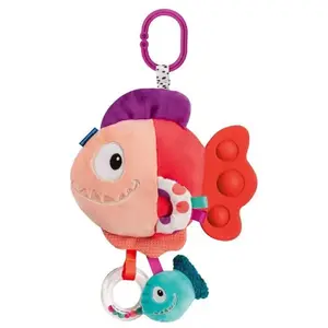Ravensburger play+, Peluche pop-it - Piranha rouge , 6-36 mois, Premier âge, bébé pas cher