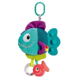 Ravensburger play+, Peluche pop-it - Piranha bleu, 6-36 mois, Premier âge, bébé pas cher