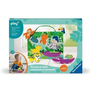 Comparateur de prix : Ravensburger Puzzle en bois sensoriel et aimanté : dans la jungle