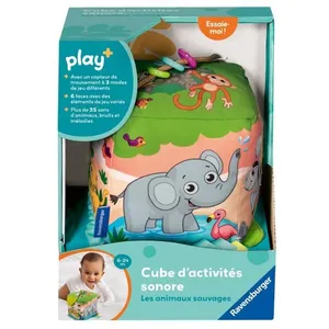 Ravensburger Play+ - Cube D'activites Sonore - Les Animaux Sauvages pas cher