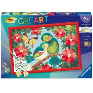 Creart Kids peinture au numéros : Oiseaux colorés Ravensburger-1202323... pas cher