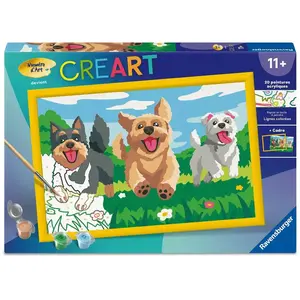 Creart Kids peinture au numéros : Parade de chiens Ravensburger-120232...