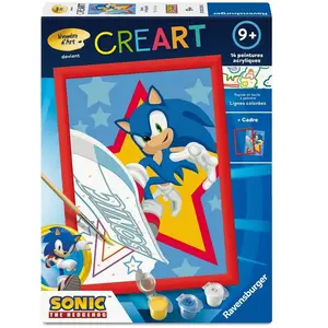 Creart Kids peinture au numéros : Sonic Ravensburger-12023230