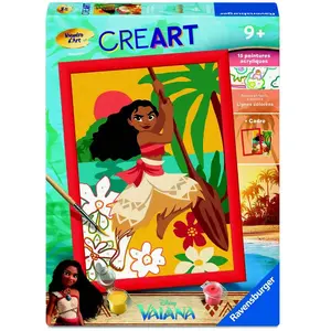 Creart Kids peinture au numéros : Vaiana Ravensburger-12023229