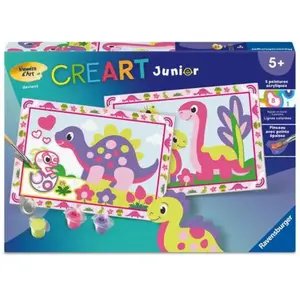 Ravensburger Creart Junior - Dinosaures Colores