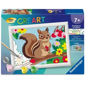 Creart Kids peinture au numéros : Chipmunk Ravensburger-12023218