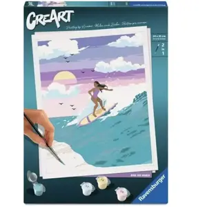 Ravensburger CreArt, Malen nach Zahlen Adults Trend - Wellenritt