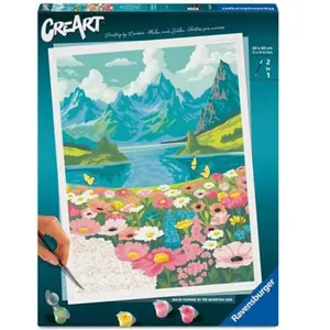 Creart peinture au numéros : Paysage fleuri Ravensburger-12023207 pas cher