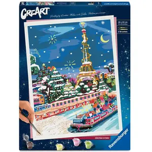 Creart peinture au numéros : Christmas in Paris Ravensburger-12023208 pas cher
