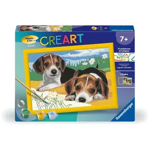 Ravensburger CreArt Kids 18x24cm : Chiots Beagle pas cher