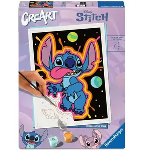 Ravensburger CreArt, Malen nach Zahlen Adults Trend - Disney Stitch: V... pas cher