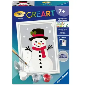 Creart Kids peinture au numéros : Bonhomme de neige Ravensburger-12023...
