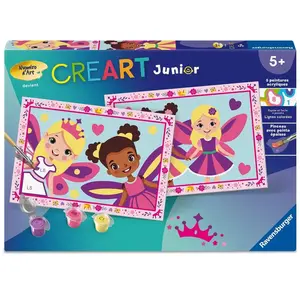 Creart Junior peinture au numéros : Fées Ravensburger-12023327