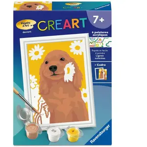Creart Kids peinture au numéros : Cocker Ravensburger-12023329