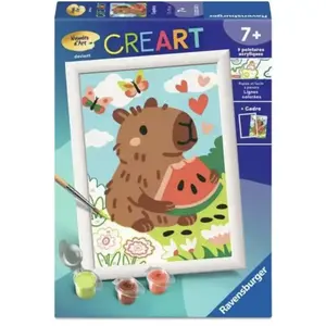 Creart Kids peinture au numéros : Capybara Ravensburger-12023342