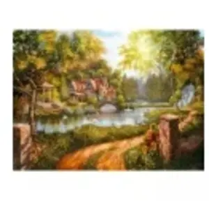 Comparateur de prix : Puzzle - RAVENSBURGER - Cottage by the River - 500 pièces - Paysage et nature - Intérieur