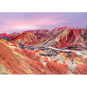 Ravensburger Puzzle 12000252 - Beautiful Mountains, Montagnes Arc-en-Ciel, Chine - Puzzle de 1000 pièces pour Adultes et Enfants à partir de 14 Ans - Puzzle avec Paysage, Montagne et Nature pas cher