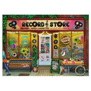 Boutique de Vinyles 1000 Pièces Ravensburger pas cher