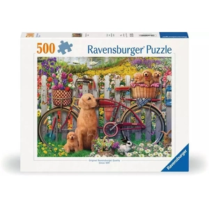 Chiens mignons dans le Jardin 500 Pièces Ravensburger pas cher