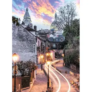 Ravensburger Puzzle N Nathan Puzzle 500 P - La Ruelle De Montmartre pas cher