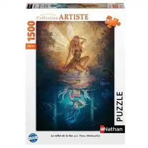 Puzzle 1500 pièces Nathan Le reflet de la fée TU pas cher