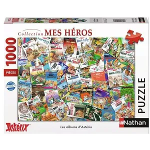 Puzzle 1000 pièces Les albums d'Astérix - Collection Mes héros Nathan pas cher