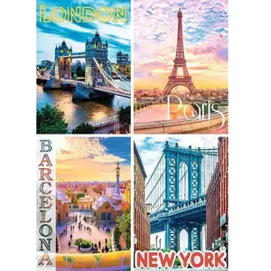 Nathan Ravensburger Puzzle N 1500 pièces - Les plus belles villes du monde pas cher
