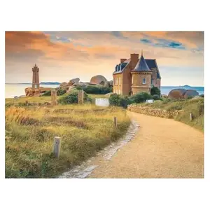 Nathan Puzzle 500 pièces : Vers le phare de Ploumanac’h, Bretagne pas cher