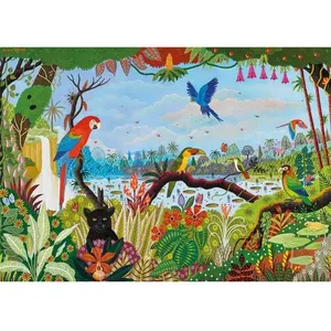 Nathan Puzzle 1500 pièces : Jungle animée pas cher