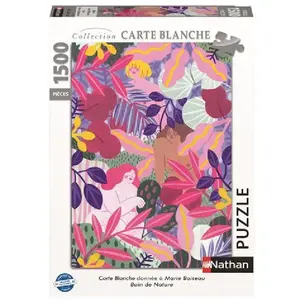 Nathan Puzzle Bain de Nature Marie Boiseau Collection Carte Blanche 1500 pièces pas cher