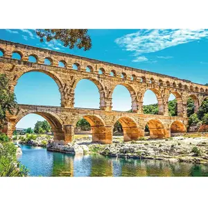 Nathan Puzzle 1000 pièces : Le pont du Gard, Des racines et des ailes pas cher