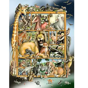 Pièces XXL - Animaux sur l'Étagère 100 Pièces  Ravensburger pas cher