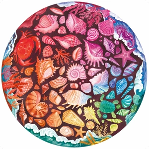 Comparateur de prix : Puzzle rond 500 pièces - Coquillages Circle of Colors - Ravensburger